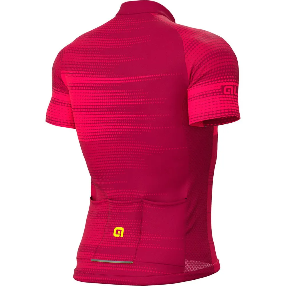 Alé Turbo Kurzarm-radtrikot, Bordeaux, M