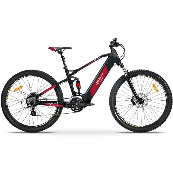 Alfa Romeo Full 29´´ Elektrische Mountainbike, Black / red, One Size, 250Wh Alfa Romeo Full 29´´ Elektrische Mountainbike, Black / red, One Size, 250Wh