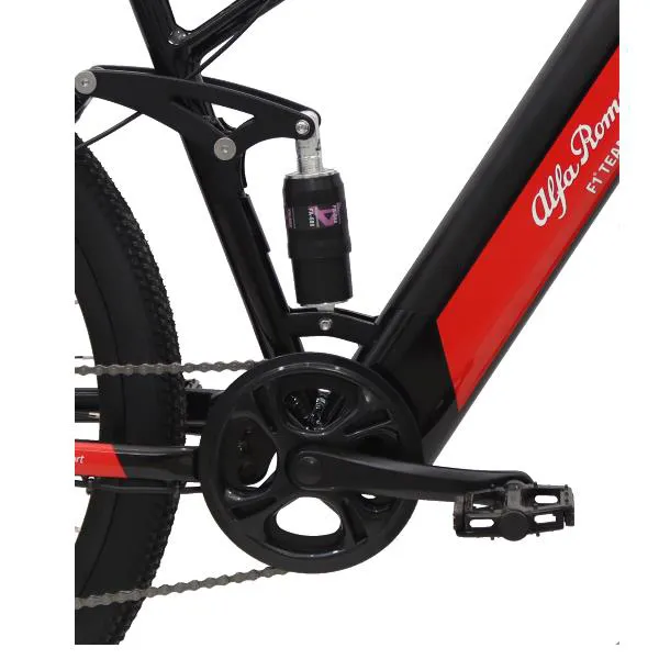 Alfa Romeo Full 29´´ Elektrische Mountainbike, Black / red, One Size, 250Wh Alfa Romeo Full 29´´ Elektrische Mountainbike, Black / red, One Size, 250Wh