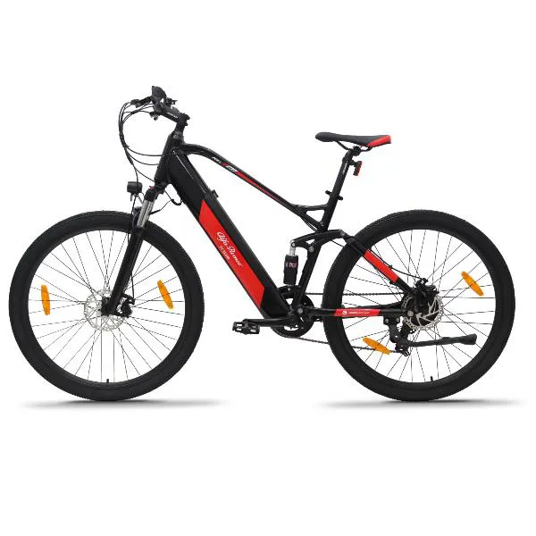 Alfa Romeo Full 29´´ Elektrische Mountainbike, Black / red, One Size, 250Wh Alfa Romeo Full 29´´ Elektrische Mountainbike, Black / red, One Size, 250Wh