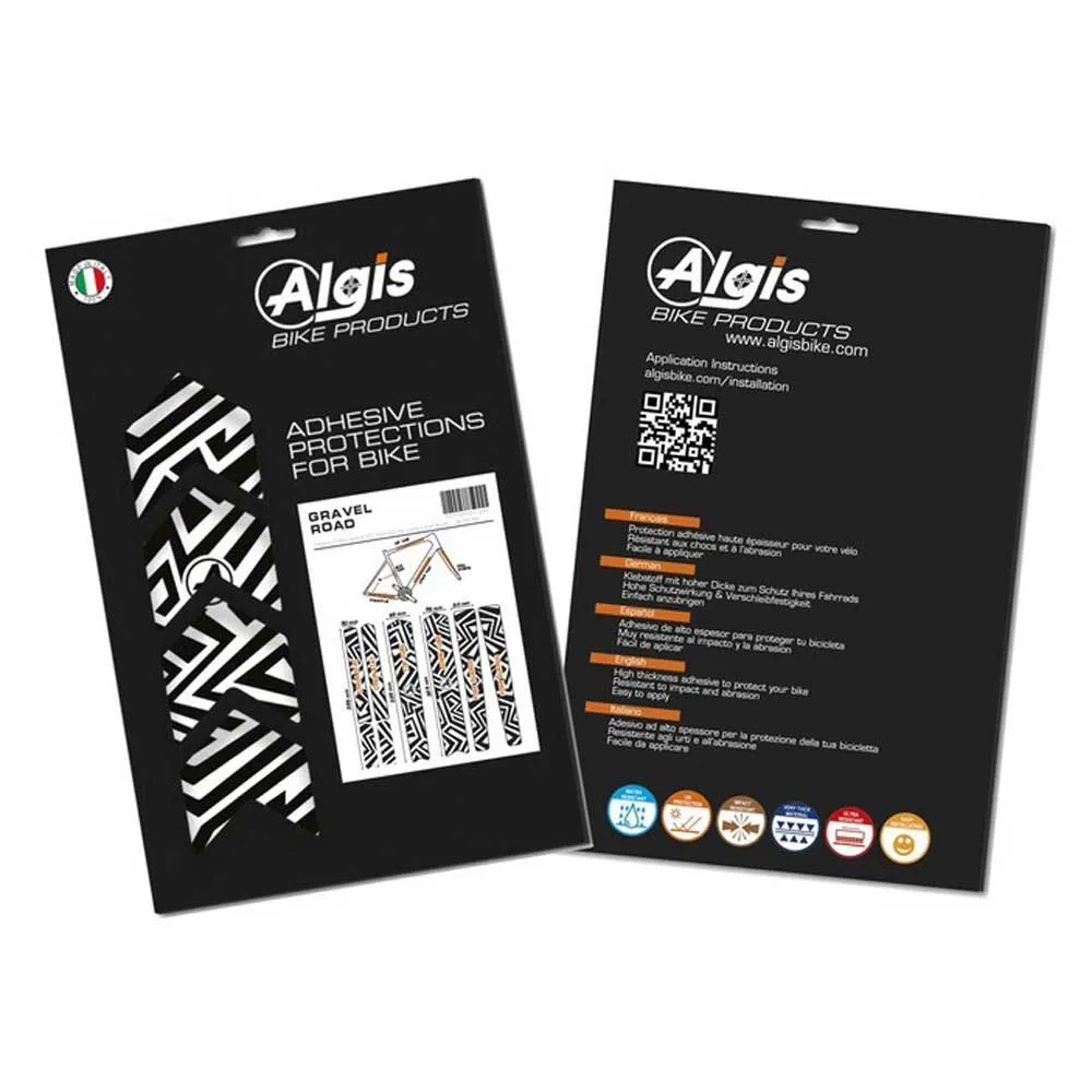Algis Mate Gravel/road Rahmenschutzaufkleber, White, One Size Algis Mate Gravel/road Rahmenschutzaufkleber, White, One Size