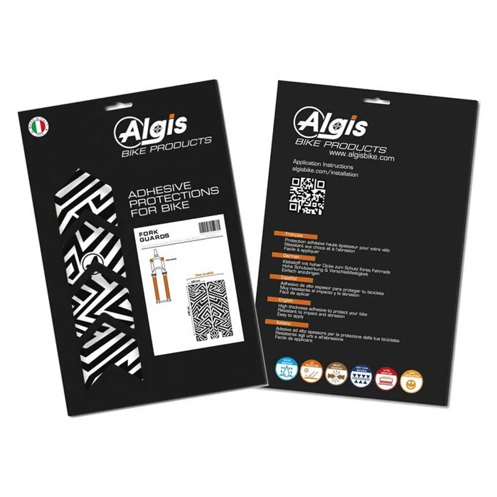 Algis Mate Lines Gabelprotektor Aufkleber, Black, One Size Algis Mate Lines Gabelprotektor Aufkleber, Black, One Size