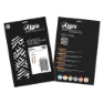 Algis Mate Lines Gabelprotektor Aufkleber, Black, One Size