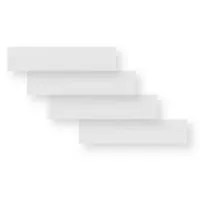 Algis Universal Bright Rahmenschutzaufkleber 11x48 Cm 4 Einheiten Algis Universal Bright Rahmenschutzaufkleber 11x48 Cm 4 Einheiten