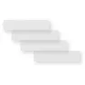 Algis Universal Bright Rahmenschutzaufkleber 11x48 Cm 4 Einheiten, Clear, One Size