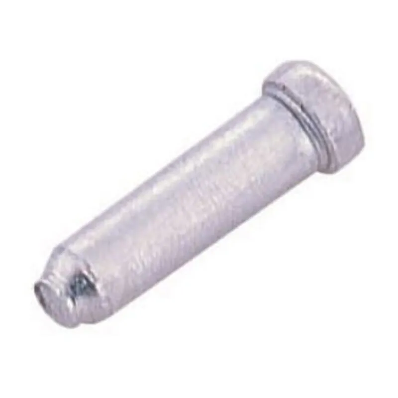 Alhonga 500er Pack verstärkte Kabelendstücke Unisex, silber, TU