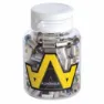 Alhonga Reinforced Kabelendhülse 150 Einheiten, Black, 6mm