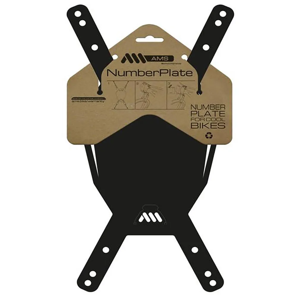 All Mountain Style Kennzeichen, Black / white, One Size All Mountain Style Kennzeichen, Black / white, One Size