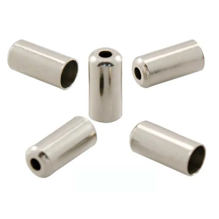 Alligator Ø5.2 Mm Bremszugendkappe Für Fahrrad 200 Einheiten, Silver, 12mm Alligator Ø5.2 Mm Bremszugendkappe Für Fahrrad 200 Einheiten, Silver, 12mm