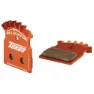 Alligator Shimano Xtr/xt Turbo Organische Scheibenbremsbeläge, Orange, One Size