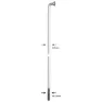 Alpina 2.34 Stainless Steel Speichen 100 Einheiten, Silver, 294mm