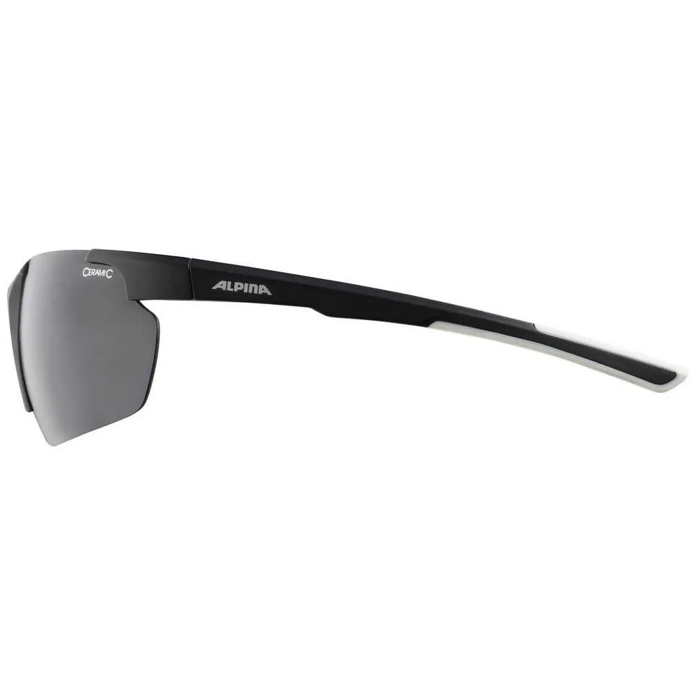 Alpina Defey Hr Polarisierte Sonnenbrille, Black matt / white, Black/CAT3 Alpina Defey Hr Polarisierte Sonnenbrille, Black matt / white, Black/CAT3
