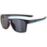 Alpina Flexxy Cool I Kids Verspiegelte Polarisierte Sonnenbrille, Black / cyan, Blue Mirror/CAT3