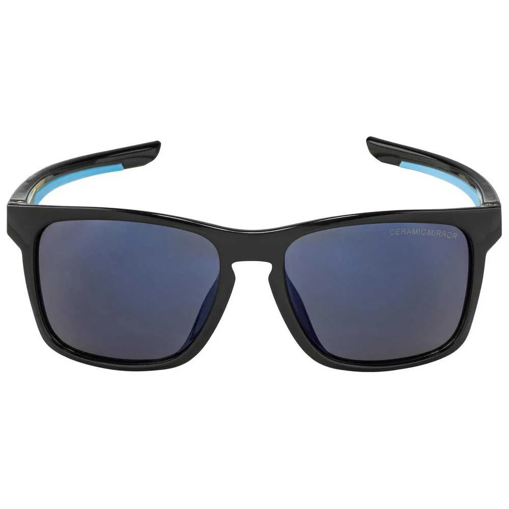 Alpina Flexxy Cool I Kids Verspiegelte Polarisierte Sonnenbrille, Black / cyan, Blue Mirror/CAT3 Alpina Flexxy Cool I Kids Verspiegelte Polarisierte Sonnenbrille, Black / cyan, Blue Mirror/CAT3