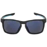 Alpina Flexxy Cool I Kids Verspiegelte Polarisierte Sonnenbrille, Black / cyan, Blue Mirror/CAT3