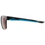 Alpina Flexxy Cool I Kids Verspiegelte Polarisierte Sonnenbrille, Black / cyan, Blue Mirror/CAT3