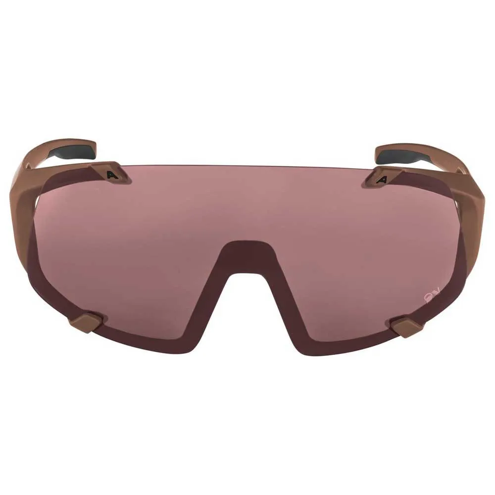 Alpina Hawkeye Q-lite Sonnenbrille, Brick matt, Black Red Mirror/CAT3 Alpina Hawkeye Q-lite Sonnenbrille, Brick matt, Black Red Mirror/CAT3