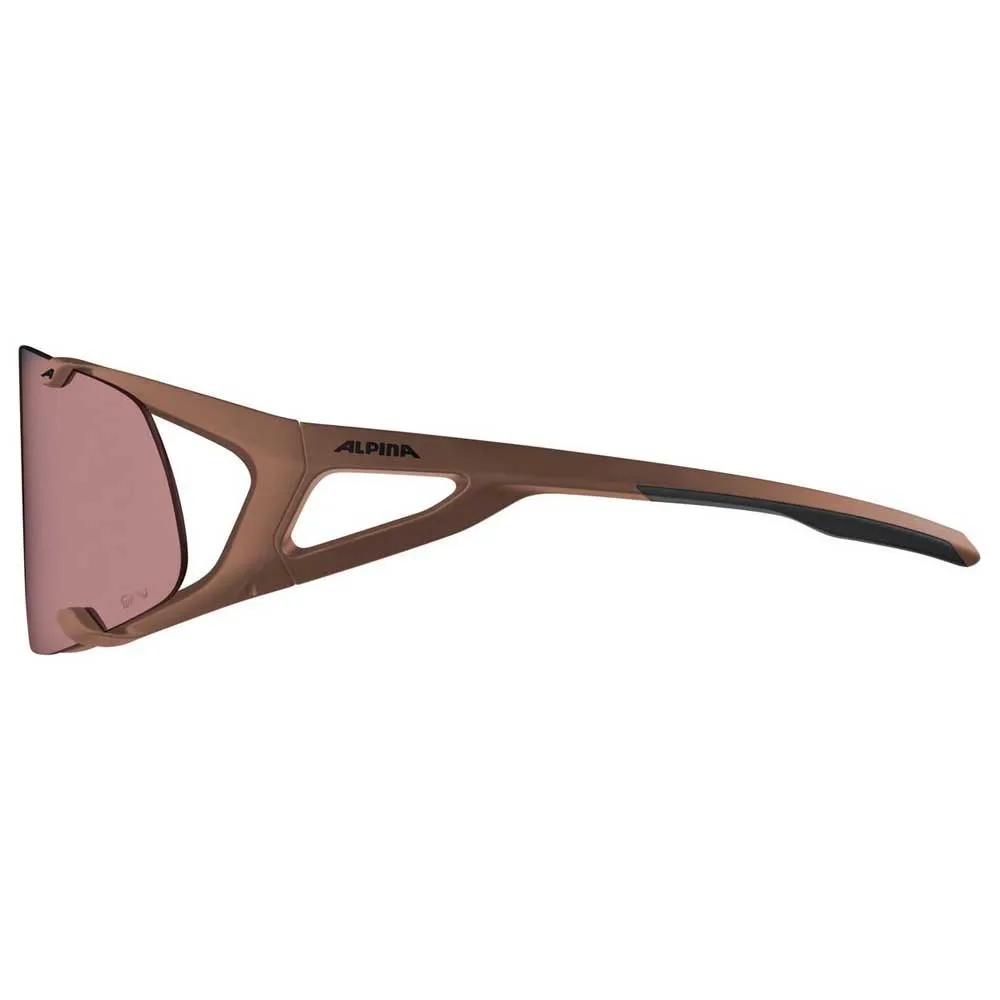 Alpina Hawkeye Q-lite Sonnenbrille, Brick matt, Black Red Mirror/CAT3 Alpina Hawkeye Q-lite Sonnenbrille, Brick matt, Black Red Mirror/CAT3