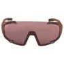 Alpina Hawkeye Q-lite Sonnenbrille, Brick matt, Black Red Mirror/CAT3