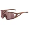 Alpina Hawkeye Q-lite Sonnenbrille, Brick matt, Black Red Mirror/CAT3