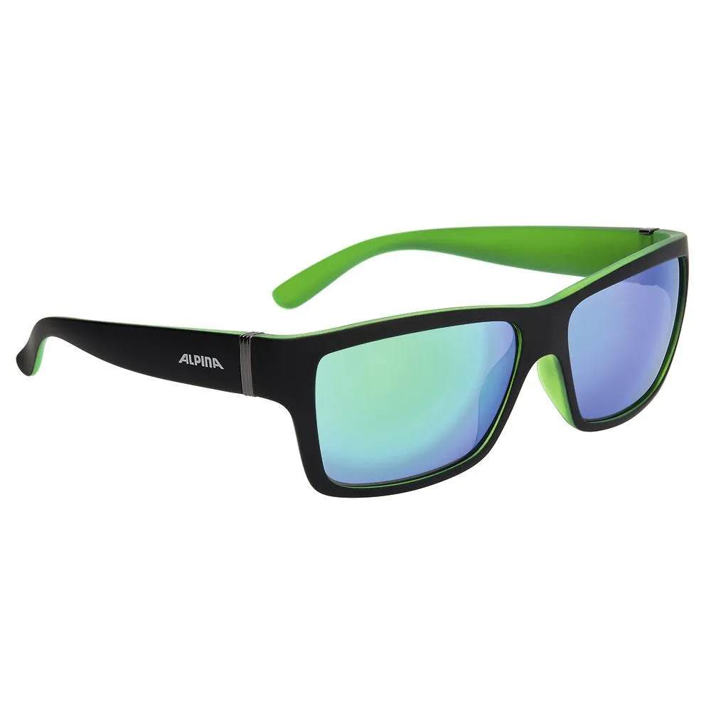Alpina Kacey Spiegel-sonnenbrille, Black matt / green, Green Mirror/CAT3 Alpina Kacey Spiegel-sonnenbrille, Black matt / green, Green Mirror/CAT3