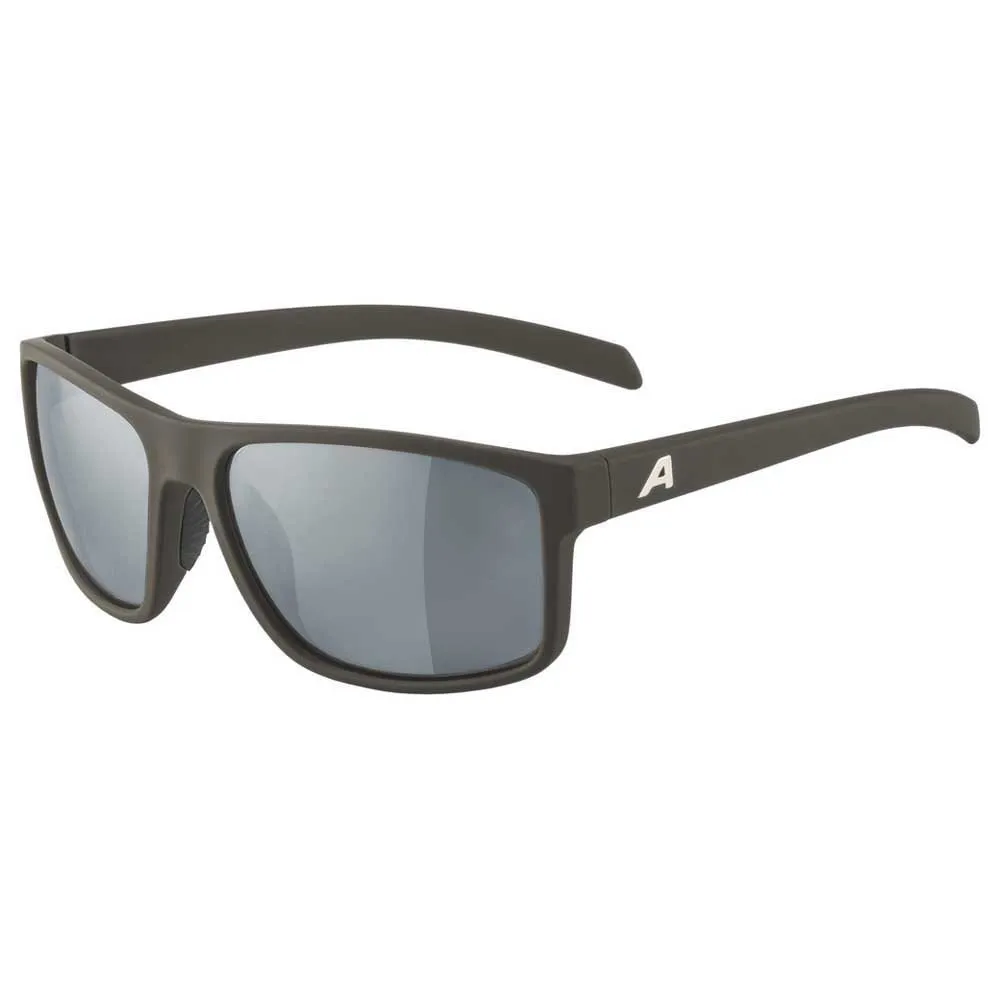 Alpina Nacan I Verspiegelte Polarisierte Sonnenbrille, Coffee / grey matt, Black Mirror/CAT3 Alpina Nacan I Verspiegelte Polarisierte Sonnenbrille, Coffee / grey matt, Black Mirror/CAT3