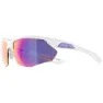 Alpina Nylos Hr Verspiegelte Polarisierte Sonnenbrille, White / purple, Purple Mirror/CAT3