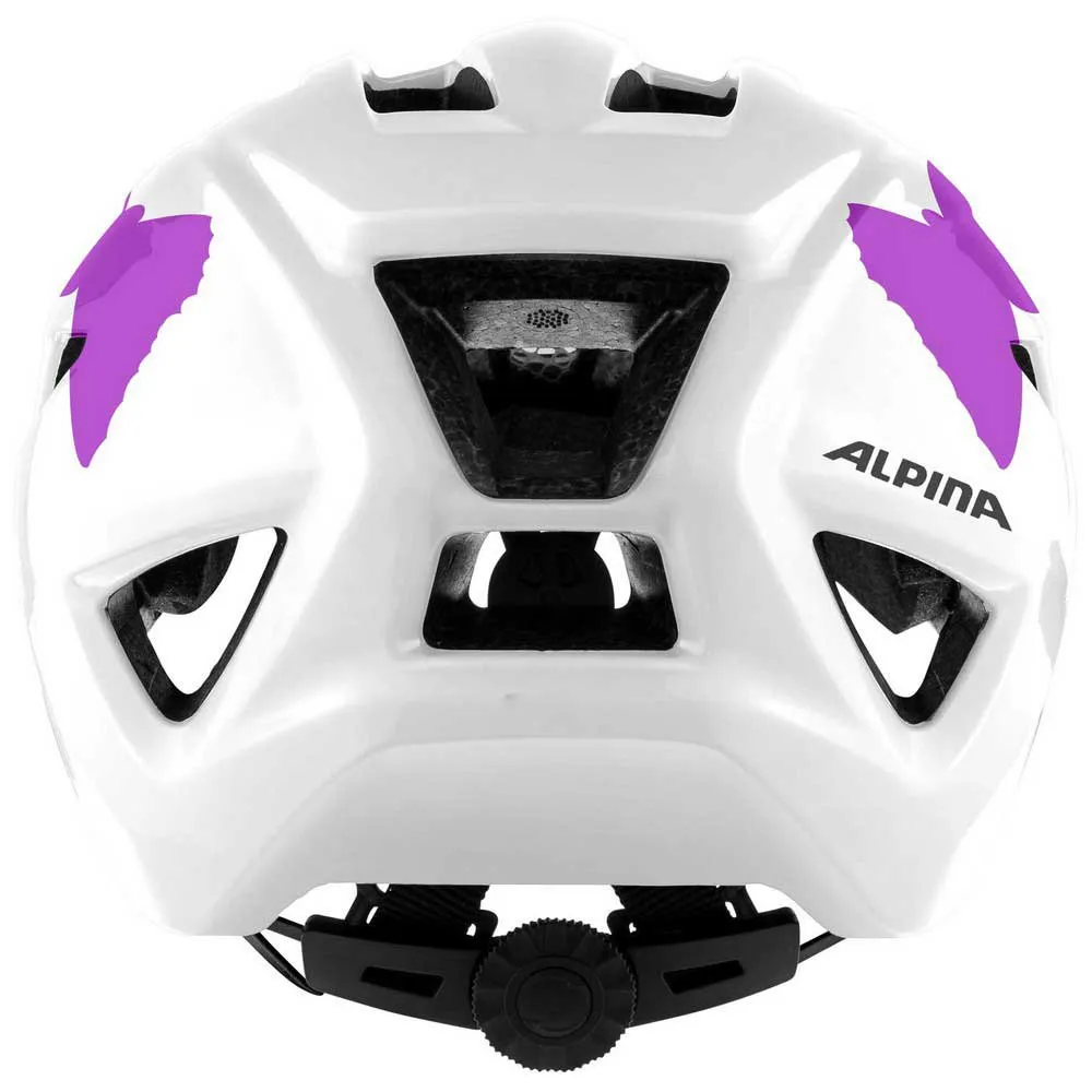 Alpina Pico Junior-helm, Pearlwhite butterflies gloss