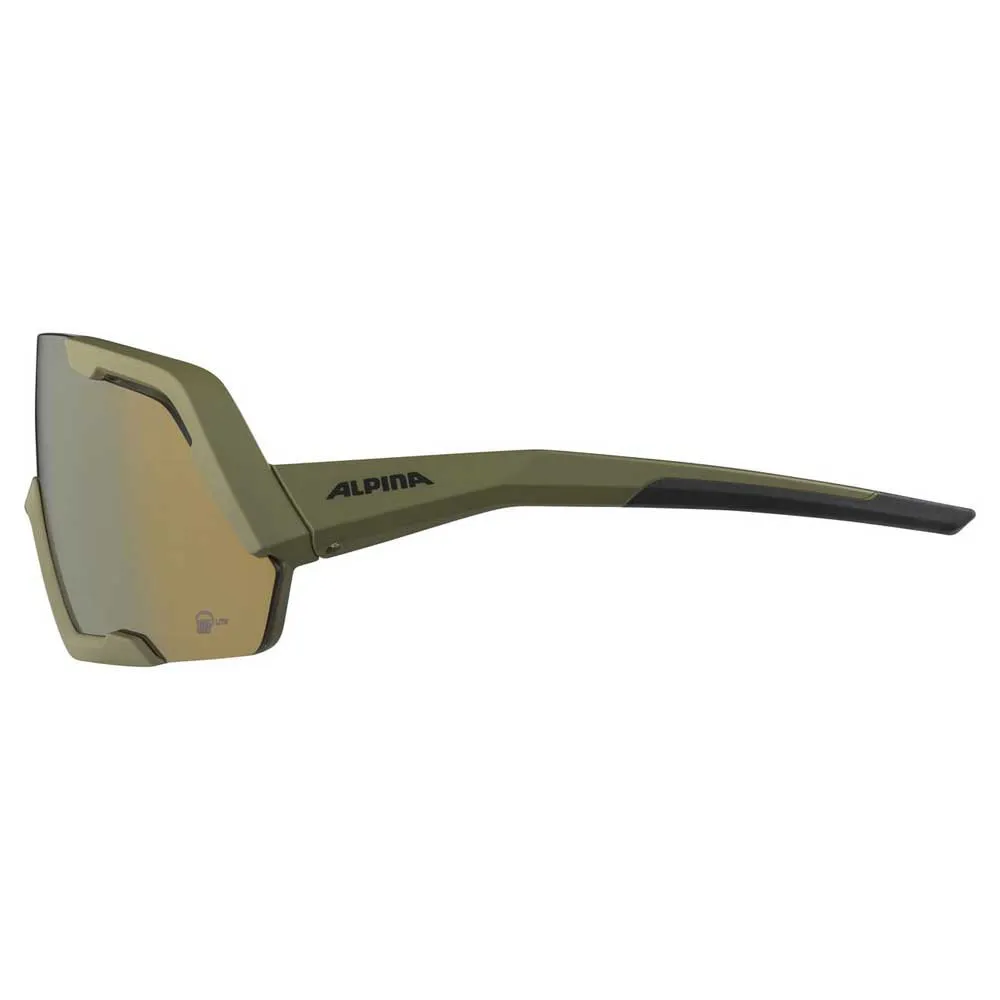 Alpina Rocket Q-lite Sonnenbrille, Olive matt, Bronce Mirror/CAT3 Alpina Rocket Q-lite Sonnenbrille, Olive matt, Bronce Mirror/CAT3