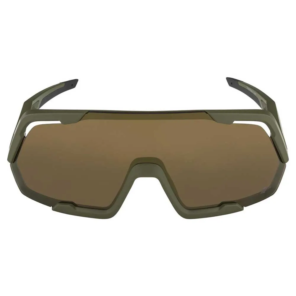 Alpina Rocket Q-lite Sonnenbrille, Olive matt, Bronce Mirror/CAT3 Alpina Rocket Q-lite Sonnenbrille, Olive matt, Bronce Mirror/CAT3