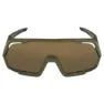 Alpina Rocket Q-lite Sonnenbrille, Olive matt, Bronce Mirror/CAT3