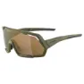 Alpina Rocket Q-lite Sonnenbrille, Olive matt, Bronce Mirror/CAT3
