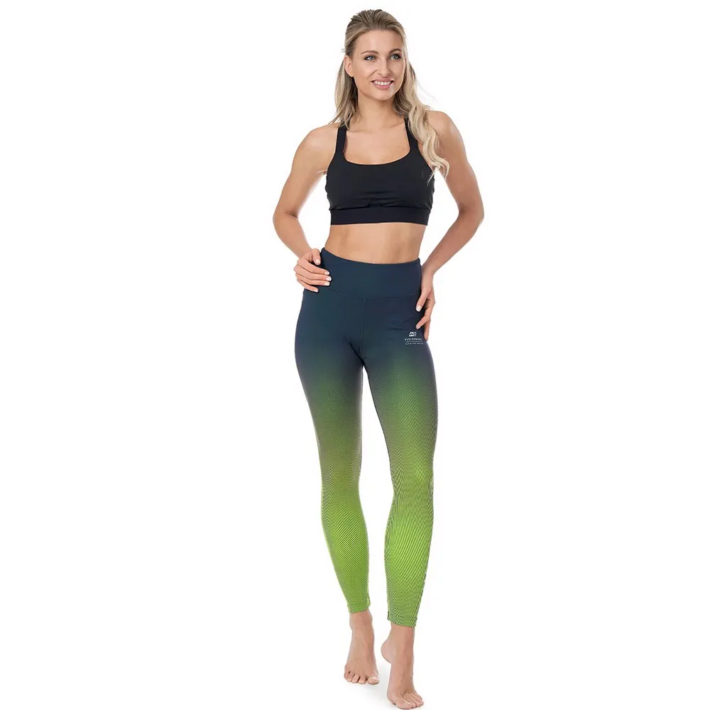 Alpine Pro Arela Leggings, Neon safety yellow varianta pa Alpine Pro Arela Leggings, Neon safety yellow varianta pa