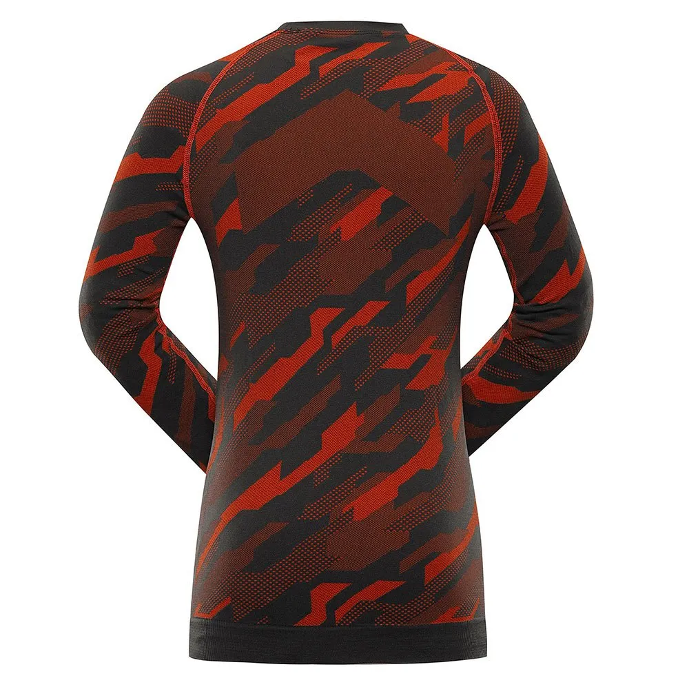 Alpine Pro Padono Langarm-baselayer, Orange, S Alpine Pro Padono Langarm-baselayer, Orange, S