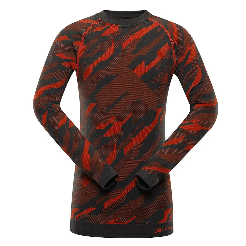 Alpine Pro Padono Langarm-baselayer, Orange, S Alpine Pro Padono Langarm-baselayer, Orange, S