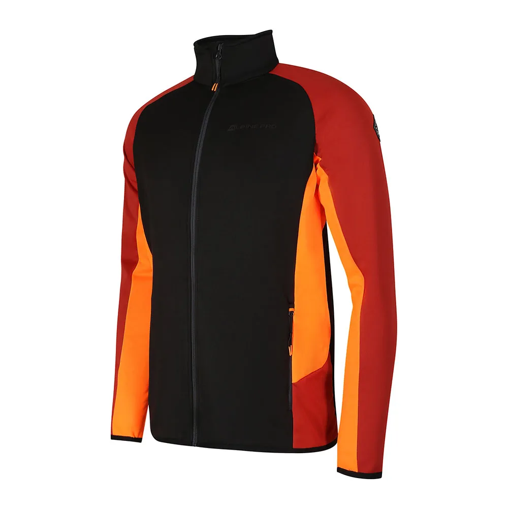 Alpine Pro Vorn Fleece Mit Durchgehendem Reißverschluss, Smoked pearl / lava falls Alpine Pro Vorn Fleece Mit Durchgehendem Reißverschluss, Smoked pearl / lava falls
