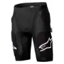 Alpinestars A-impact Plasma Schutzshorts, Black / white
