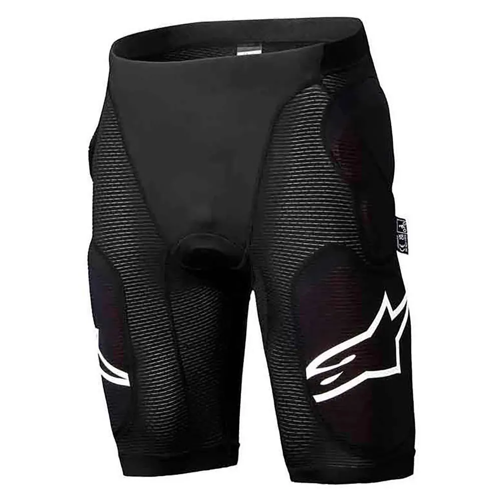 Alpinestars A-impact Plasma Schutzshorts, Black / white Alpinestars A-impact Plasma Schutzshorts, Black / white