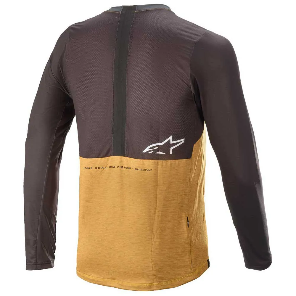 Alpinestars Alps 6.0 V2 Langarm-trikot, Tangerine / black, S