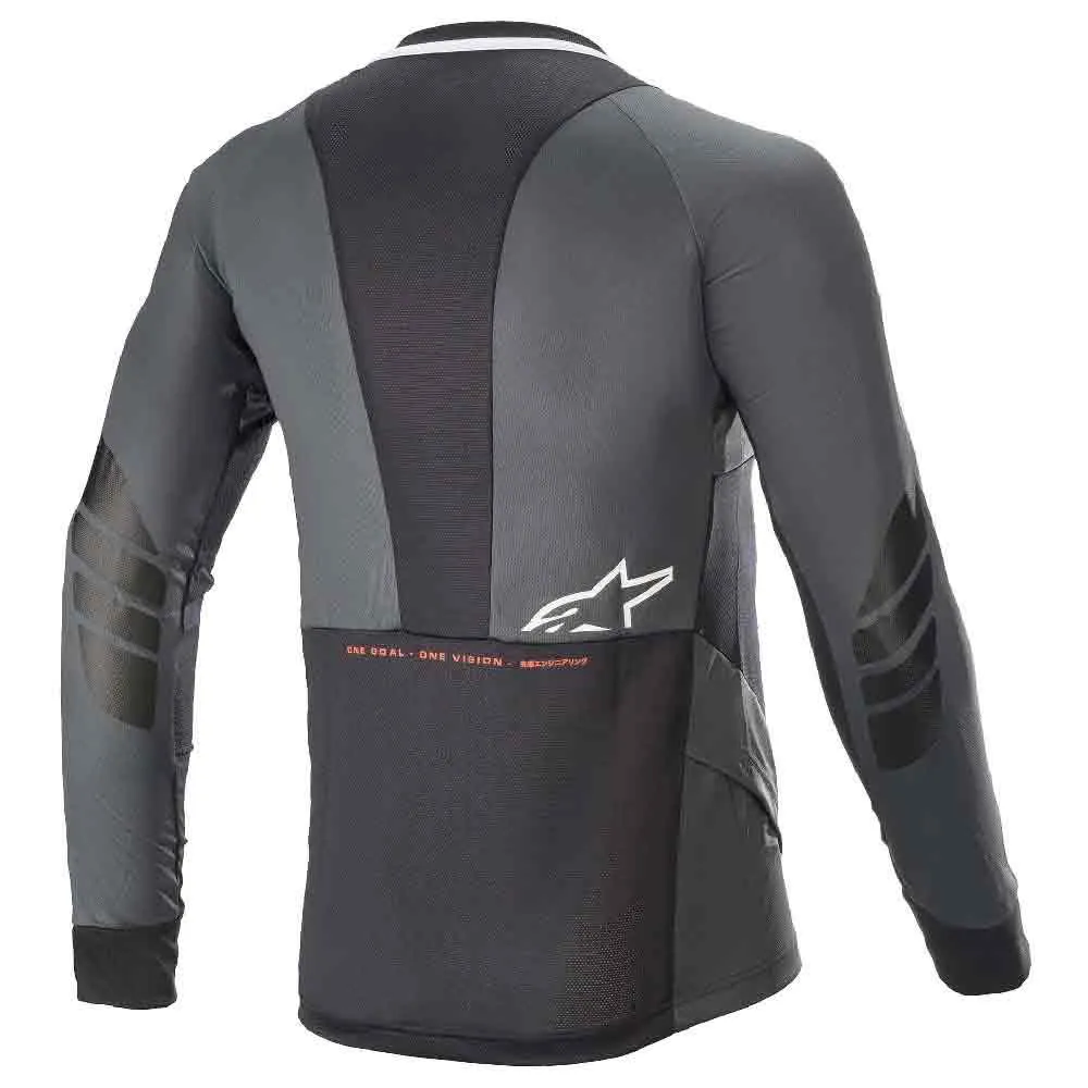 Alpinestars Drop 8.0 Langarm-trikot, Black / coral Alpinestars Drop 8.0 Langarm-trikot, Black / coral