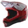 Alpinestars Missile Pro Downhillhelm, Red / white