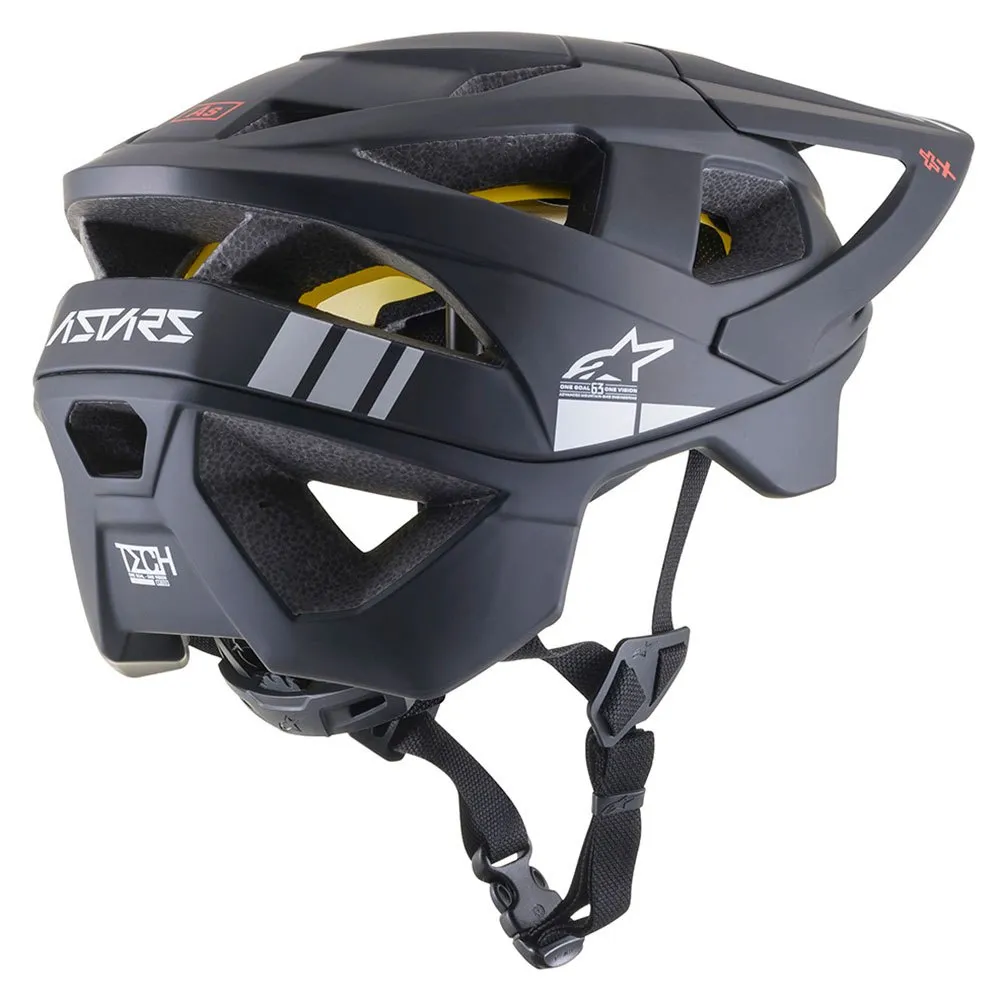 Alpinestars Vector Tech A1 Mips Mtb-helm, Black / light grey matte Alpinestars Vector Tech A1 Mips Mtb-helm, Black / light grey matte