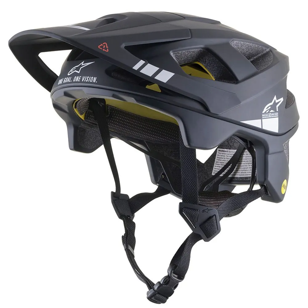 Alpinestars Vector Tech A1 Mips Mtb-helm, Black / light grey matte Alpinestars Vector Tech A1 Mips Mtb-helm, Black / light grey matte