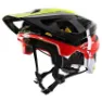 Black / yellow fluo / bright red