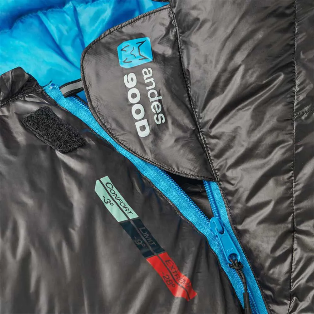 Altus Andes 900 H30 Schlafsack, Dark grey, Right Zipper Altus Andes 900 H30 Schlafsack, Dark grey, Right Zipper