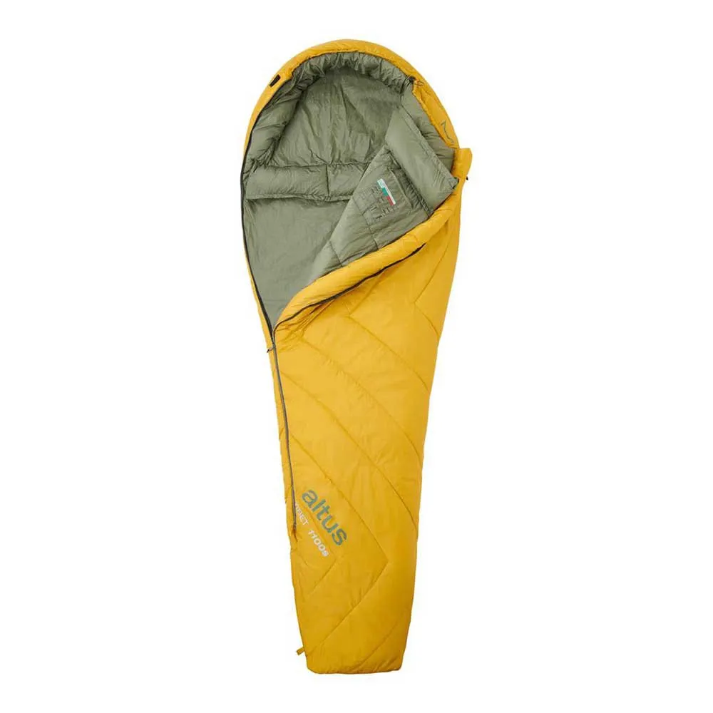 Altus Tibet 1100 H30 Schlafsack, Mustard, Left Zipper Altus Tibet 1100 H30 Schlafsack, Mustard, Left Zipper