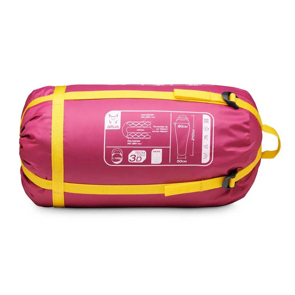 Altus Tibet 1100 Z80 Schlafsack, Raspberry, Left Zipper Altus Tibet 1100 Z80 Schlafsack, Raspberry, Left Zipper