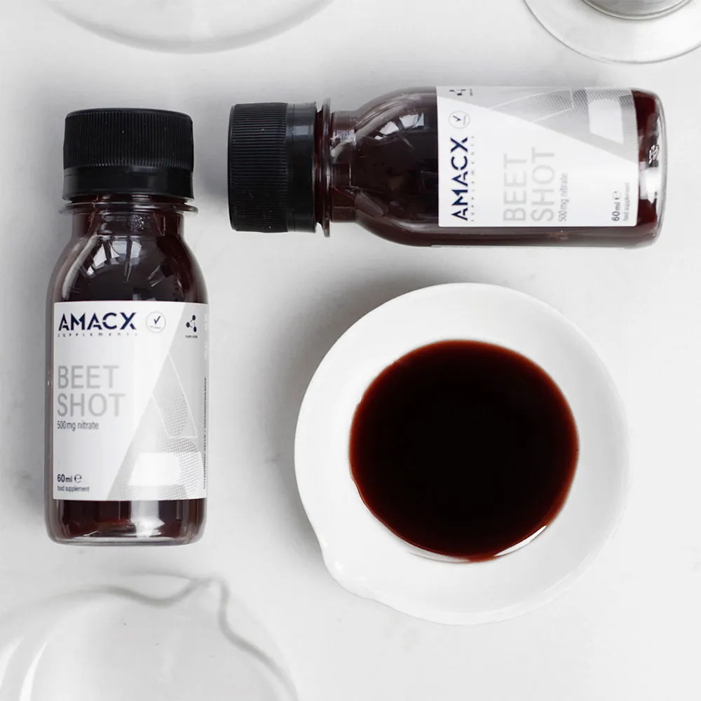 Amacx Beet Shot 500mg Energie 12 Einheiten, Black / white, One Size Amacx Beet Shot 500mg Energie 12 Einheiten, Black / white, One Size