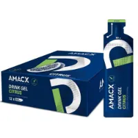 Amacx Box Mit 60 Lm Energiegels Zitrusfrüchte 12 Einheiten Amacx Box Mit 60 Lm Energiegels Zitrusfrüchte 12 Einheiten