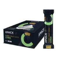 Amacx Box Mit Turbo Fruit Chew Energieriegeln Zitrusfrüchte 40g 12 Einheiten Amacx Box Mit Turbo Fruit Chew Energieriegeln Zitrusfrüchte 40g 12 Einheiten